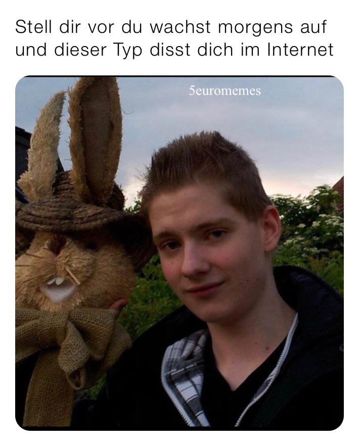 Stell dir vor du wachst morgens auf und dieser Typ disst dich im Internet 