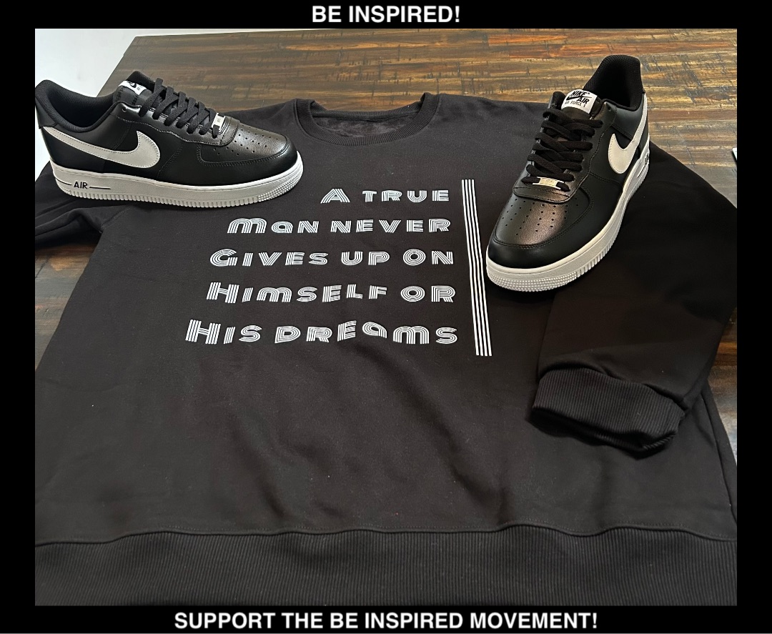 Double tap to edit Support The Be Inspired Movement! Be Inspired!