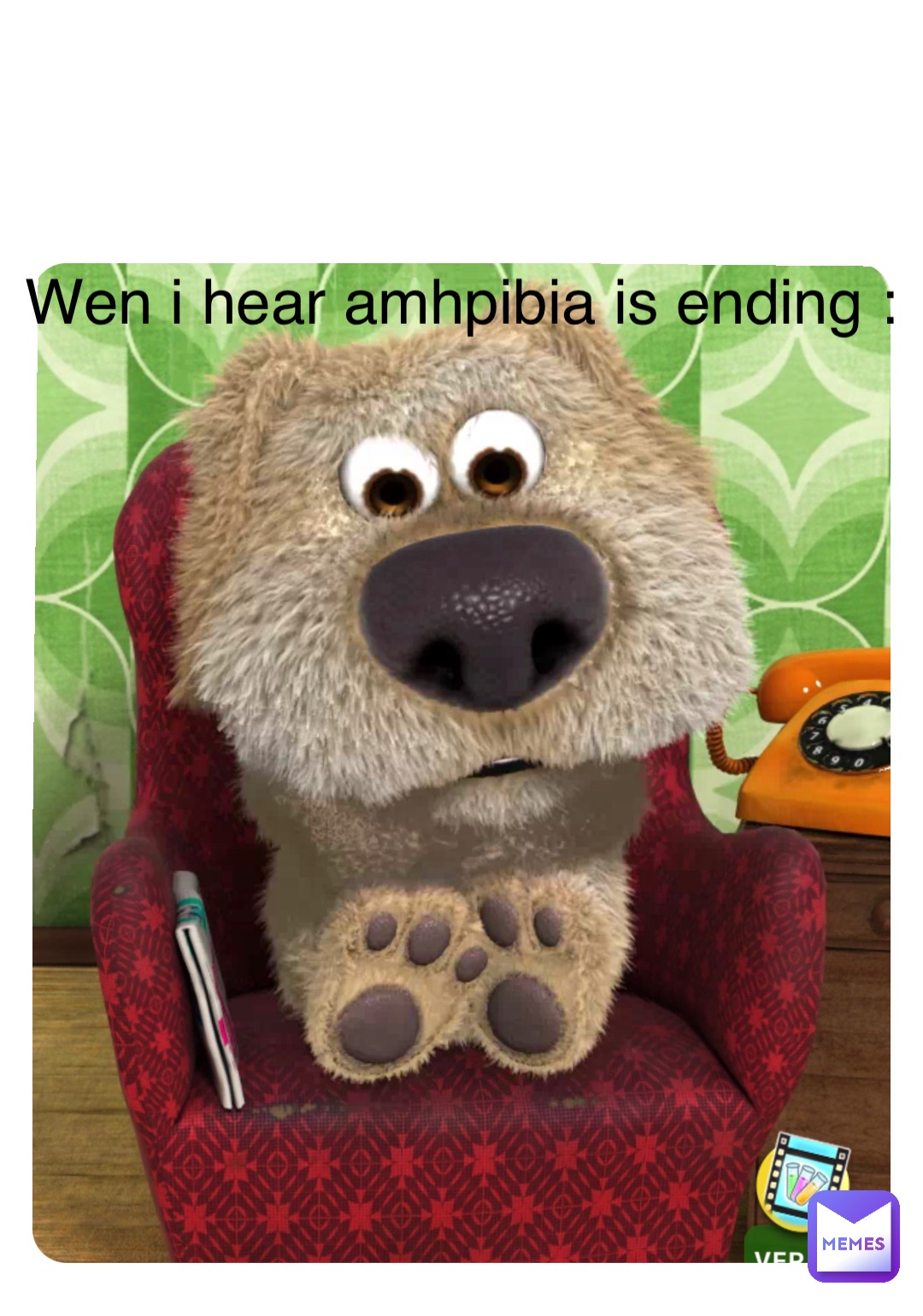 Double tap to edit Wen i hear amhpibia is ending :