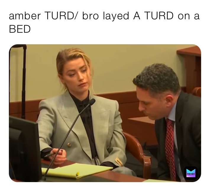 amber TURD/ bro layed A TURD on a BED