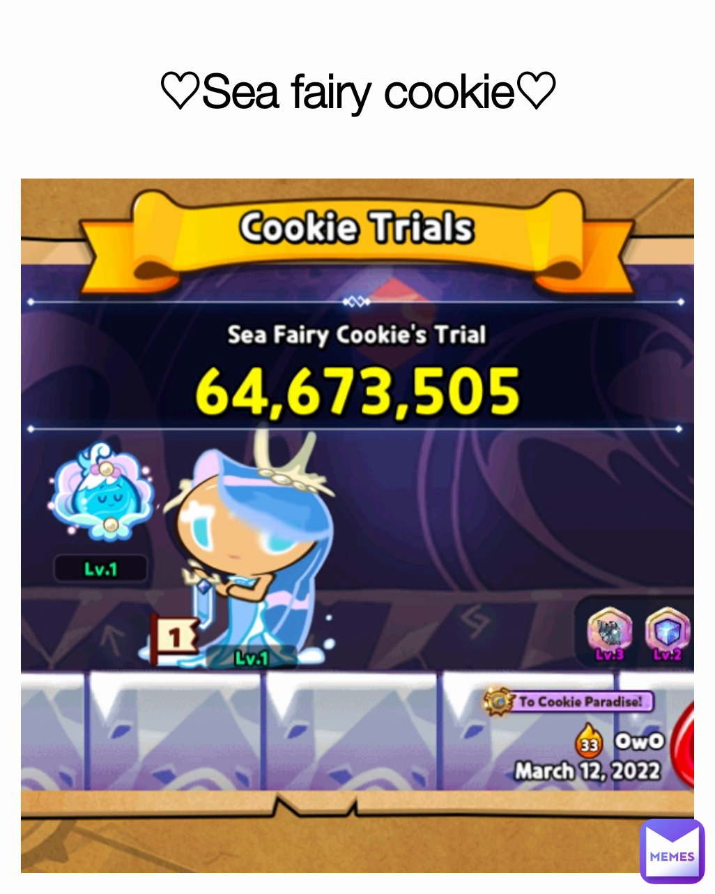 ♡Sea fairy cookie♡