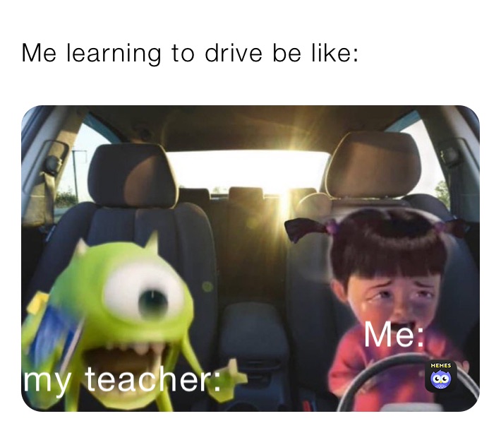 Me learning to drive be like: