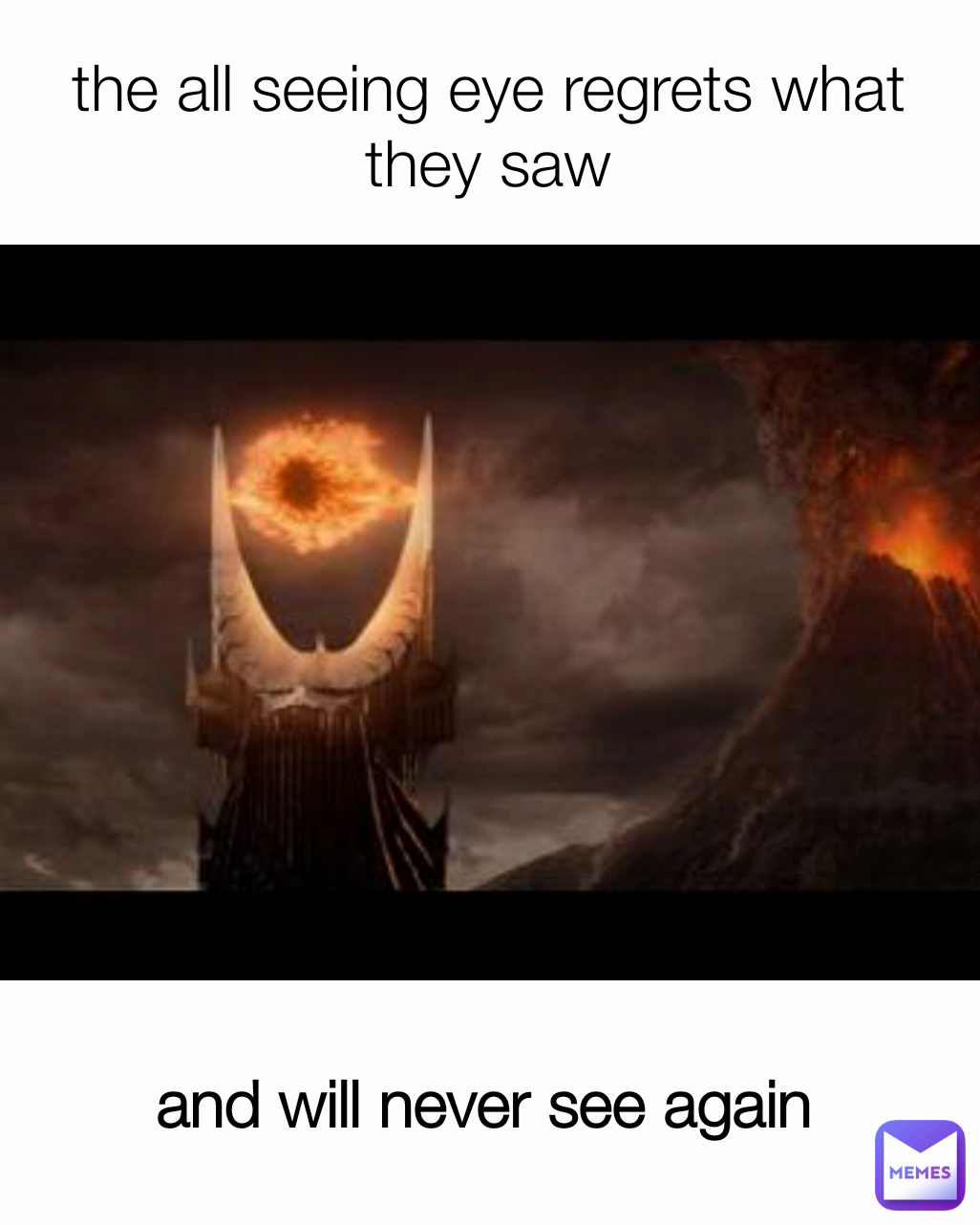 and will never see again  the all seeing eye regrets what they saw