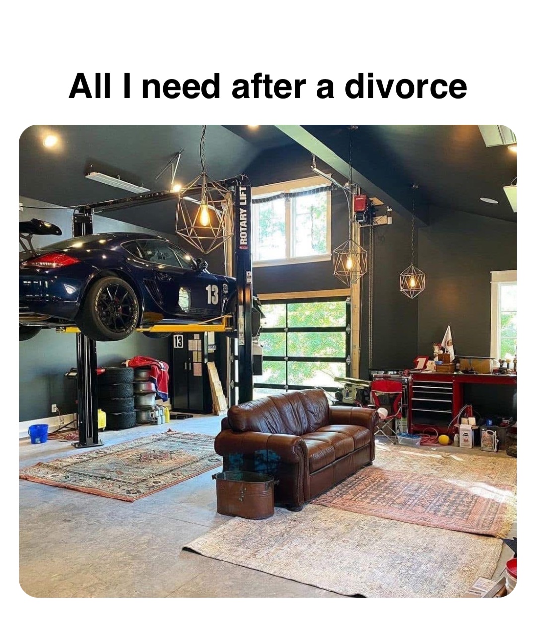 Double tap to edit All I need after a divorce