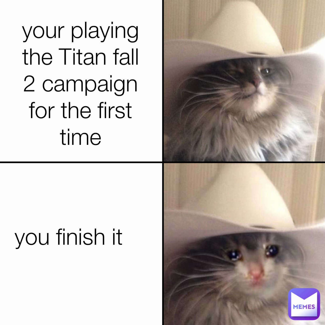 you finish it your playing the Titan fall 2 campaign for the first time