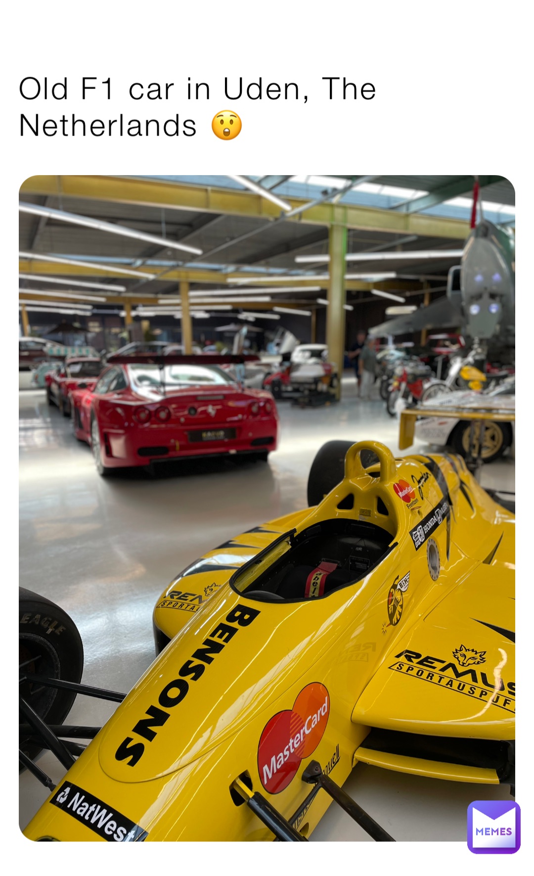 Old F1 car in Uden, The Netherlands 😲