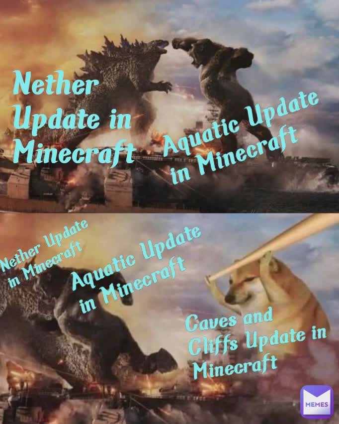 Type Text Aquatic Update in Minecraft Aquatic Update in Minecraft Aquatic Update in Minecraft Aquatic Update in Minecraft  Aquatic Update in Minecraft Aquatic Update in Minecraft Nether Update in Minecraft Nether Update in Minecraft Caves and Cliffs Update in Minecraft