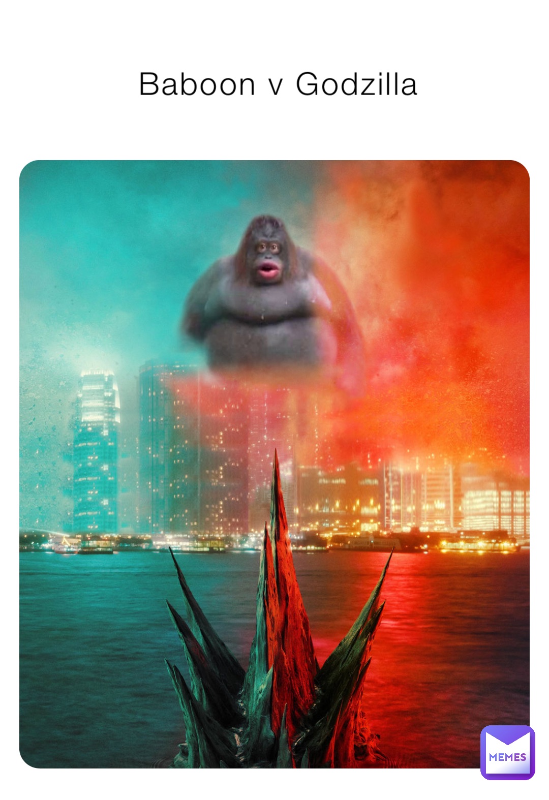 Baboon v Godzilla