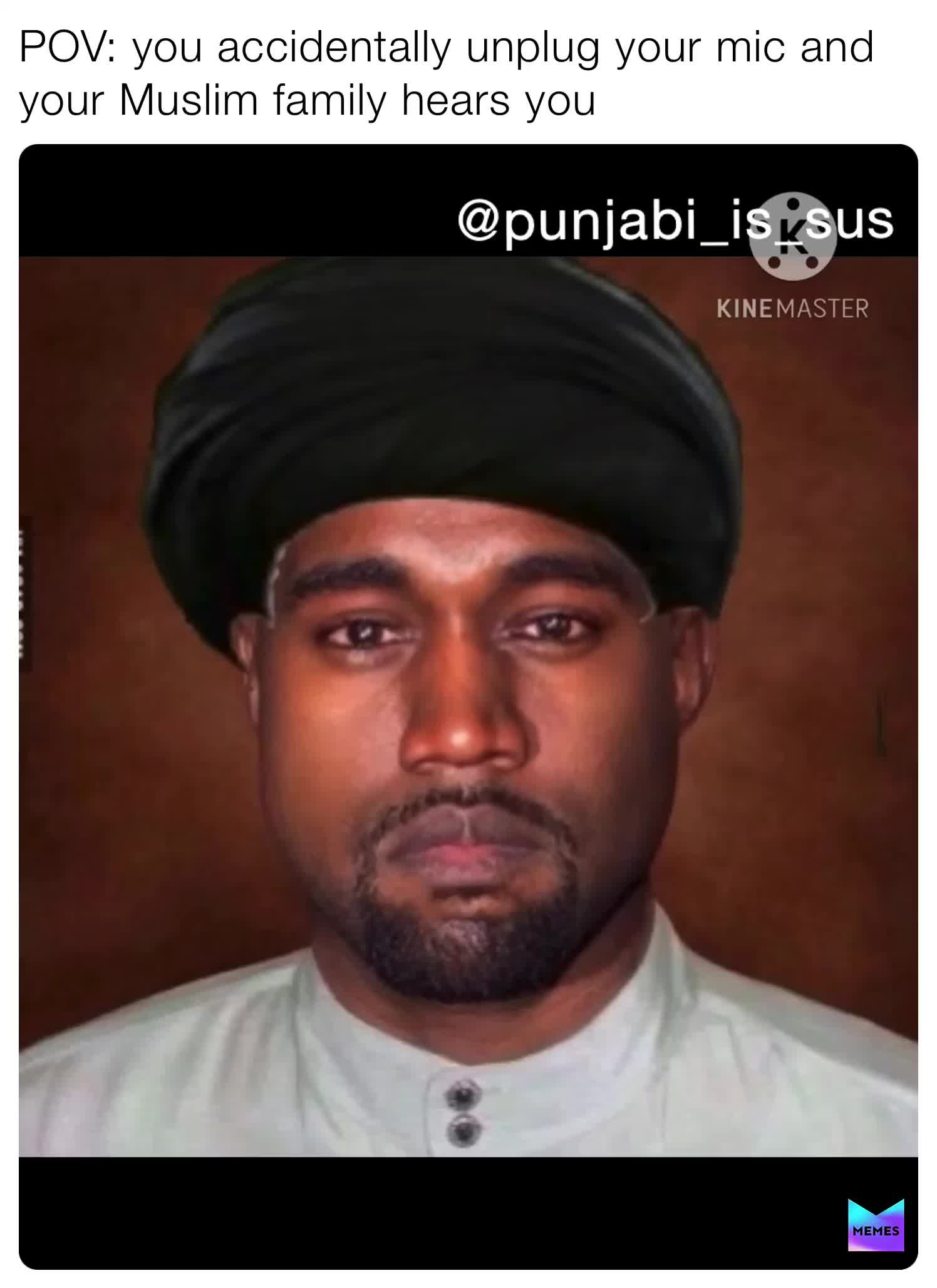 Meme shared by @Punjabi_is_sus