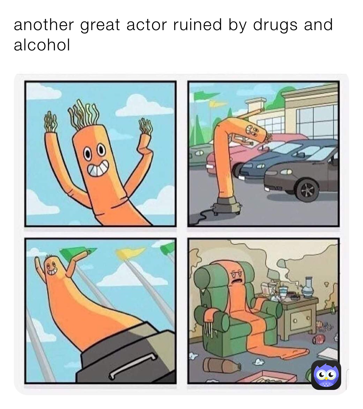 another great actor ruined by drugs and alcohol 