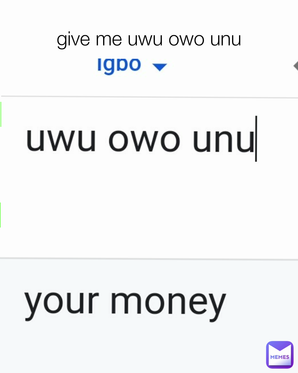 give me uwu owo unu