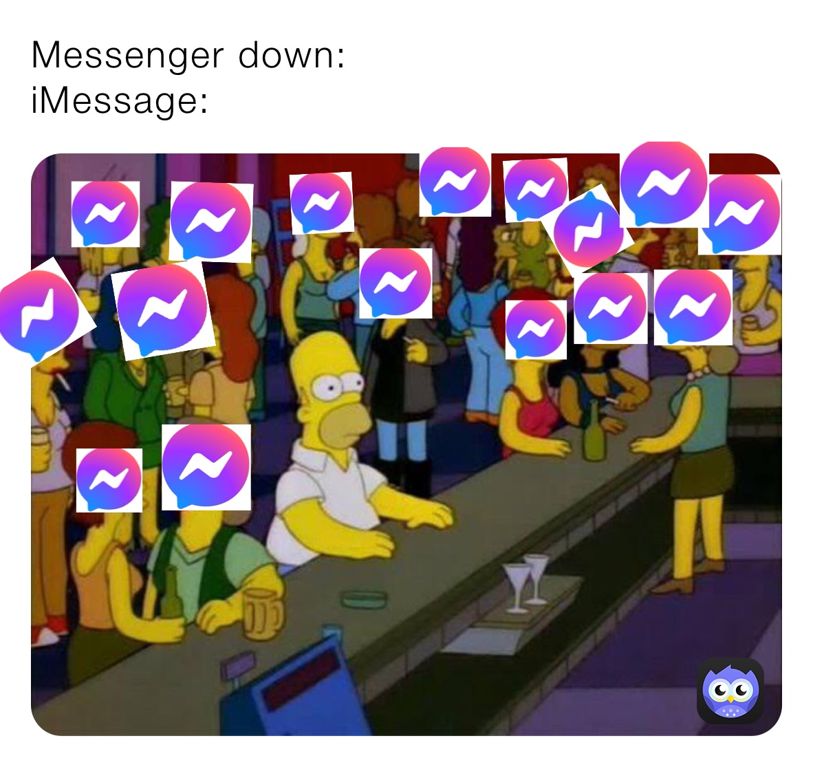 Messenger down: 
iMessage: 