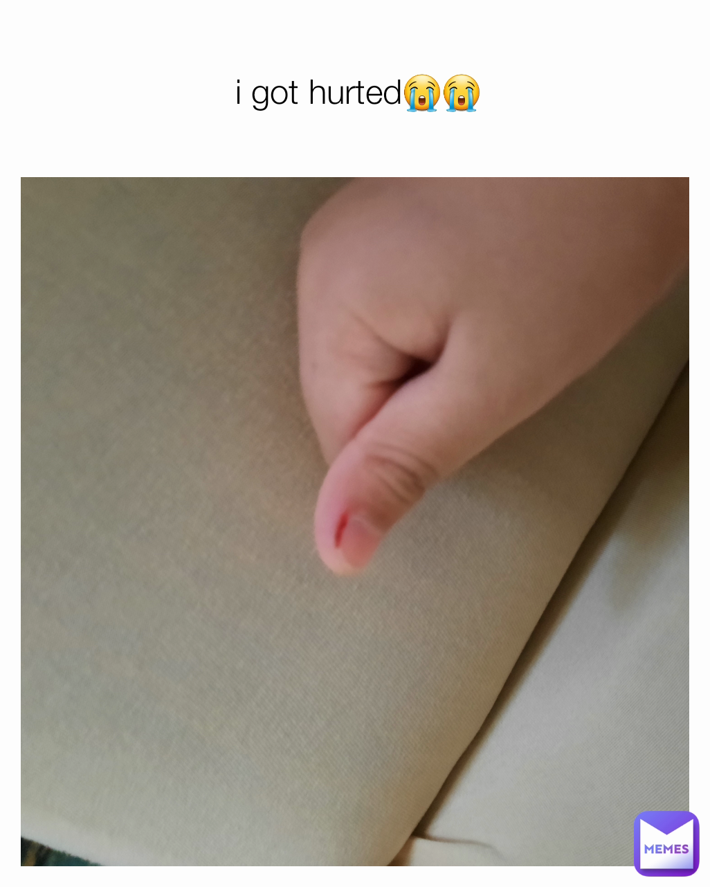 i got hurted😭😭