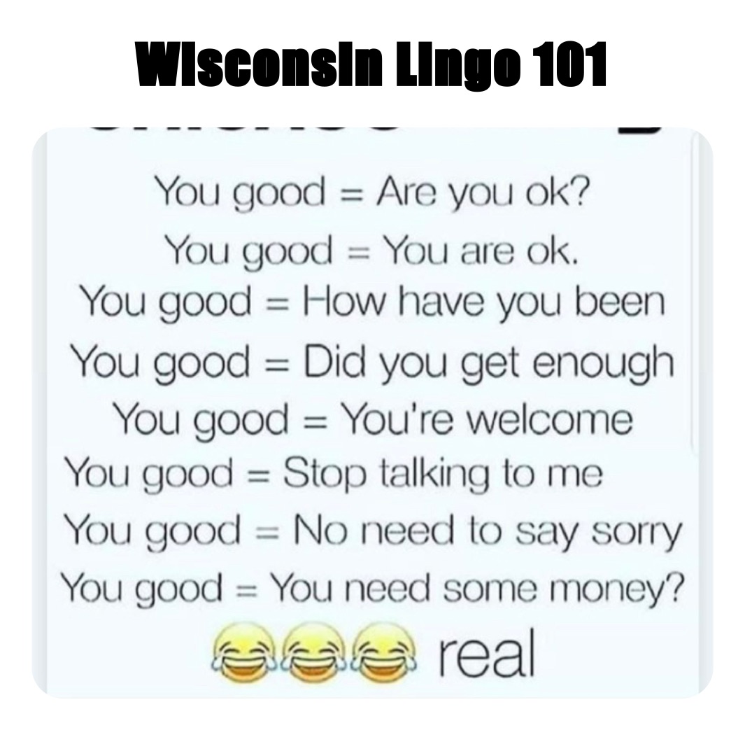 Wisconsin Lingo 101