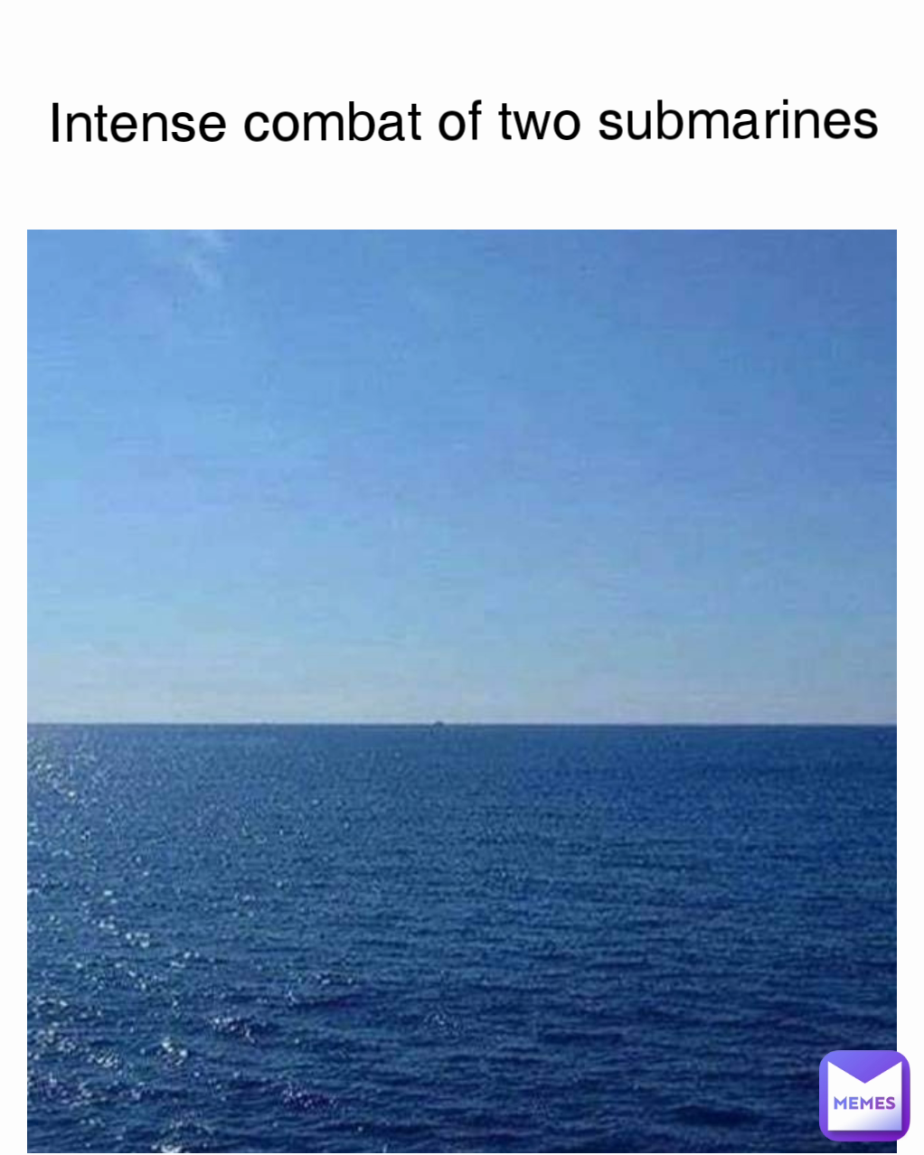 Intense combat of two submarines 
