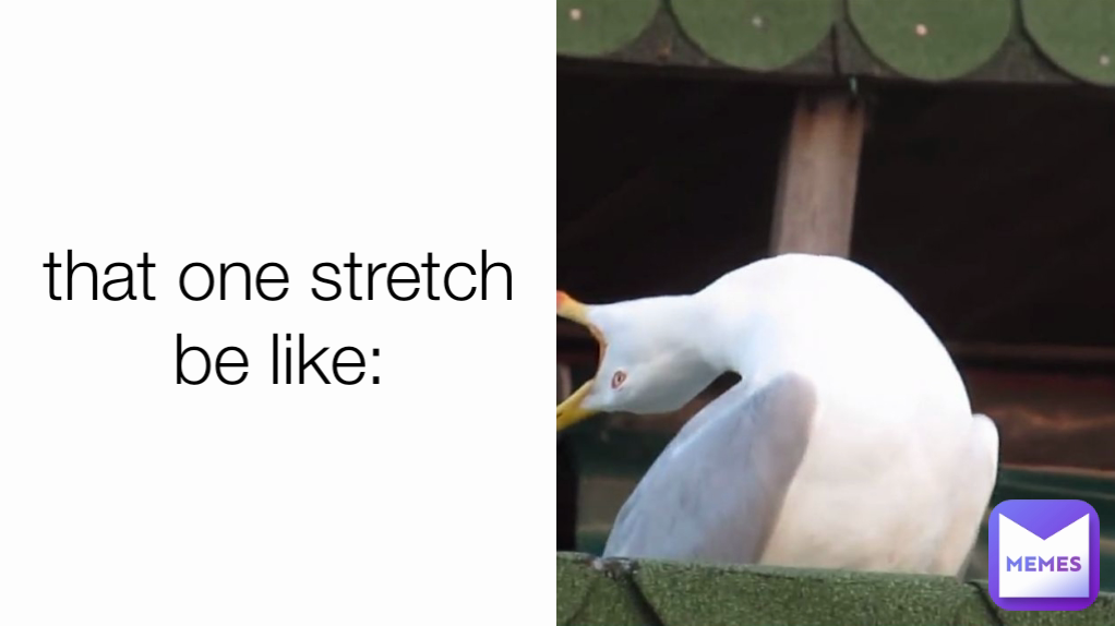 that one stretch be like: