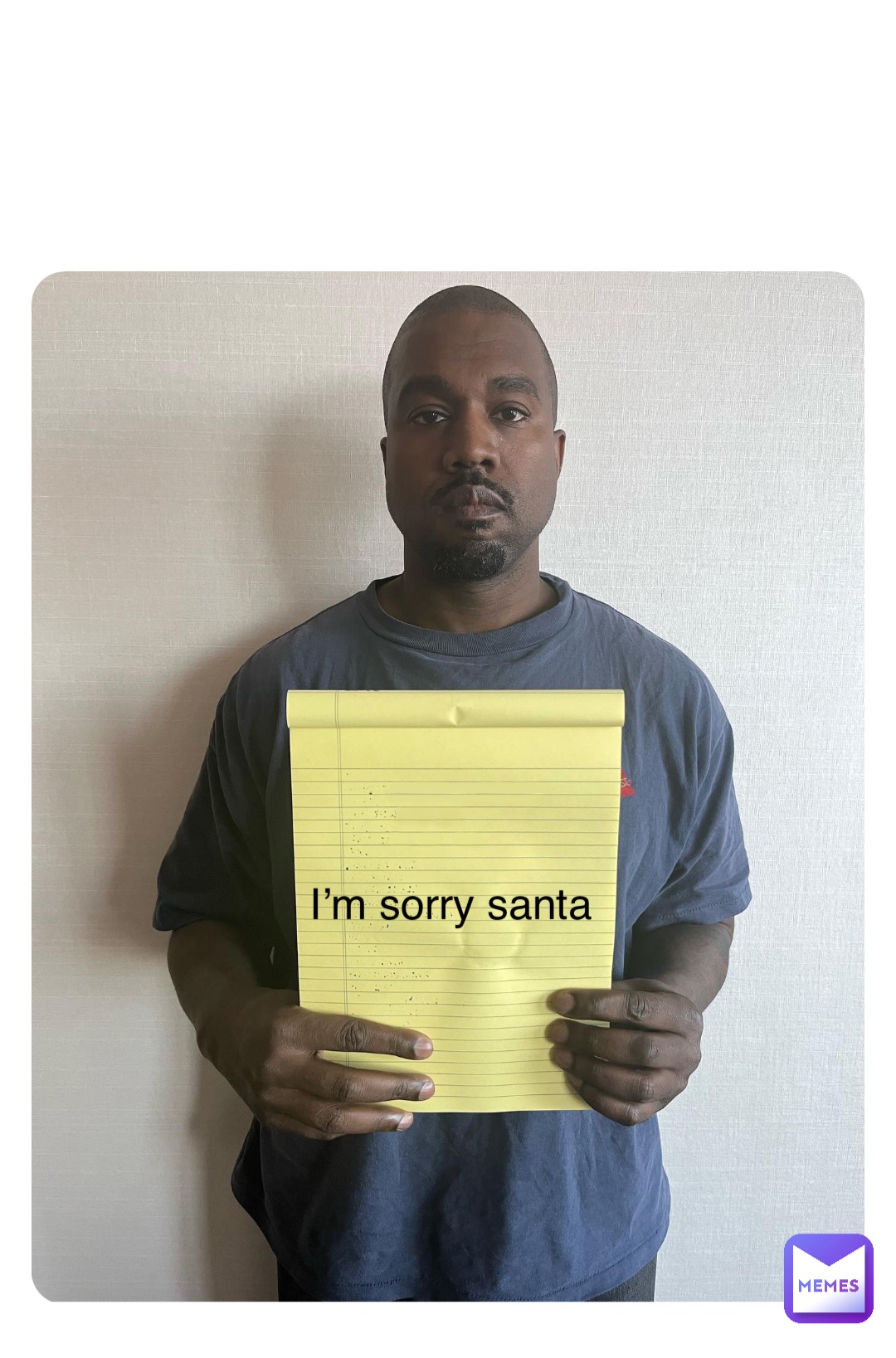 Double tap to edit I’m sorry santa