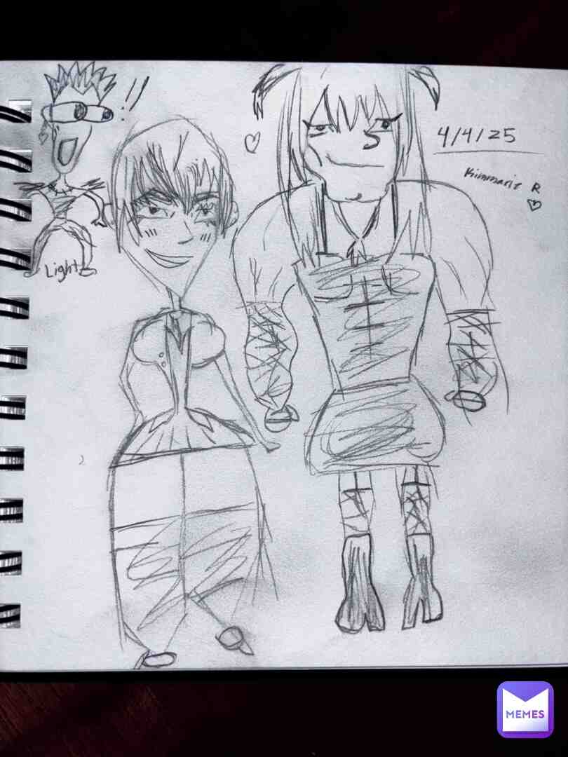 Sooo my friend stole my sketchbook and returned it in fifth period and I found this (I’m not complaining lol)