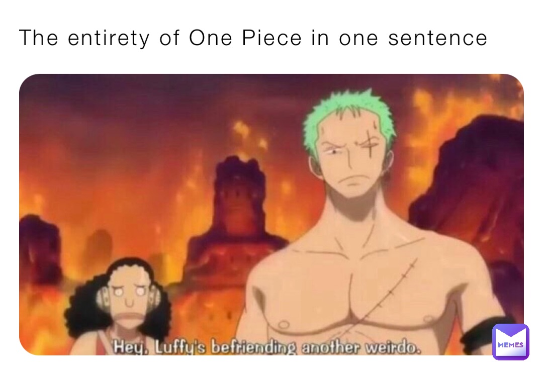 The Entirety Of One Piece In One Sentence ClipzTheLuffyStan Memes