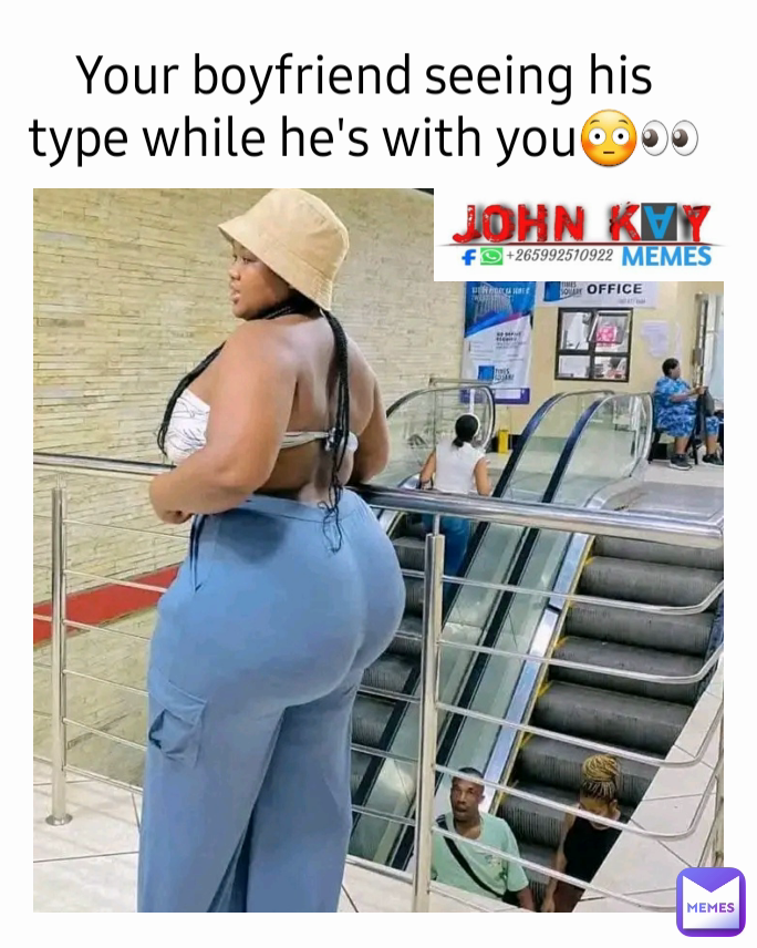 Your boyfriend seeing his type while he's with you😳👀