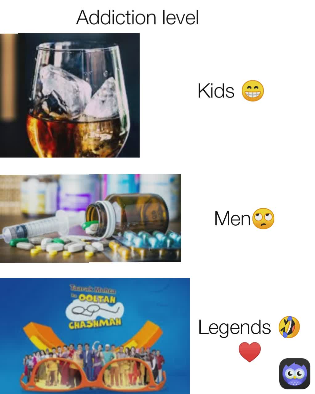 Addiction level Legends 🤣♥️ Kids 😁 Men🙄