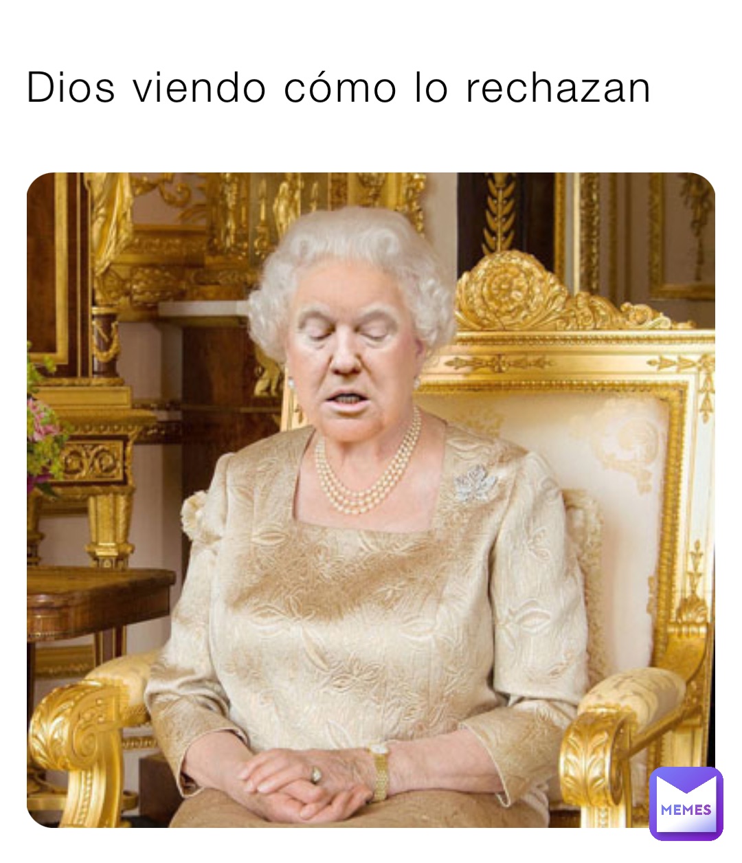 Dios viendo cómo lo rechazan