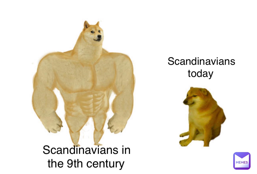 Scandinavians in the 9th century Scandinavians today