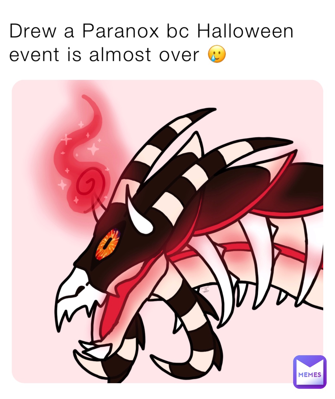 Drew a Paranox bc Halloween event is almost over 🥲