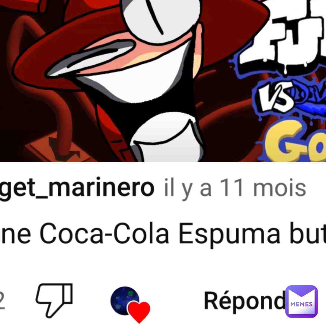 The comment said : Imagine Coca-Cola espuma but Expunged’s legs