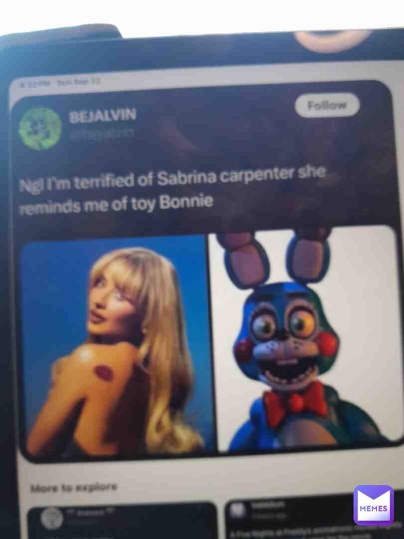 Meme shared by @SPRINGTRAP_KIM_K
