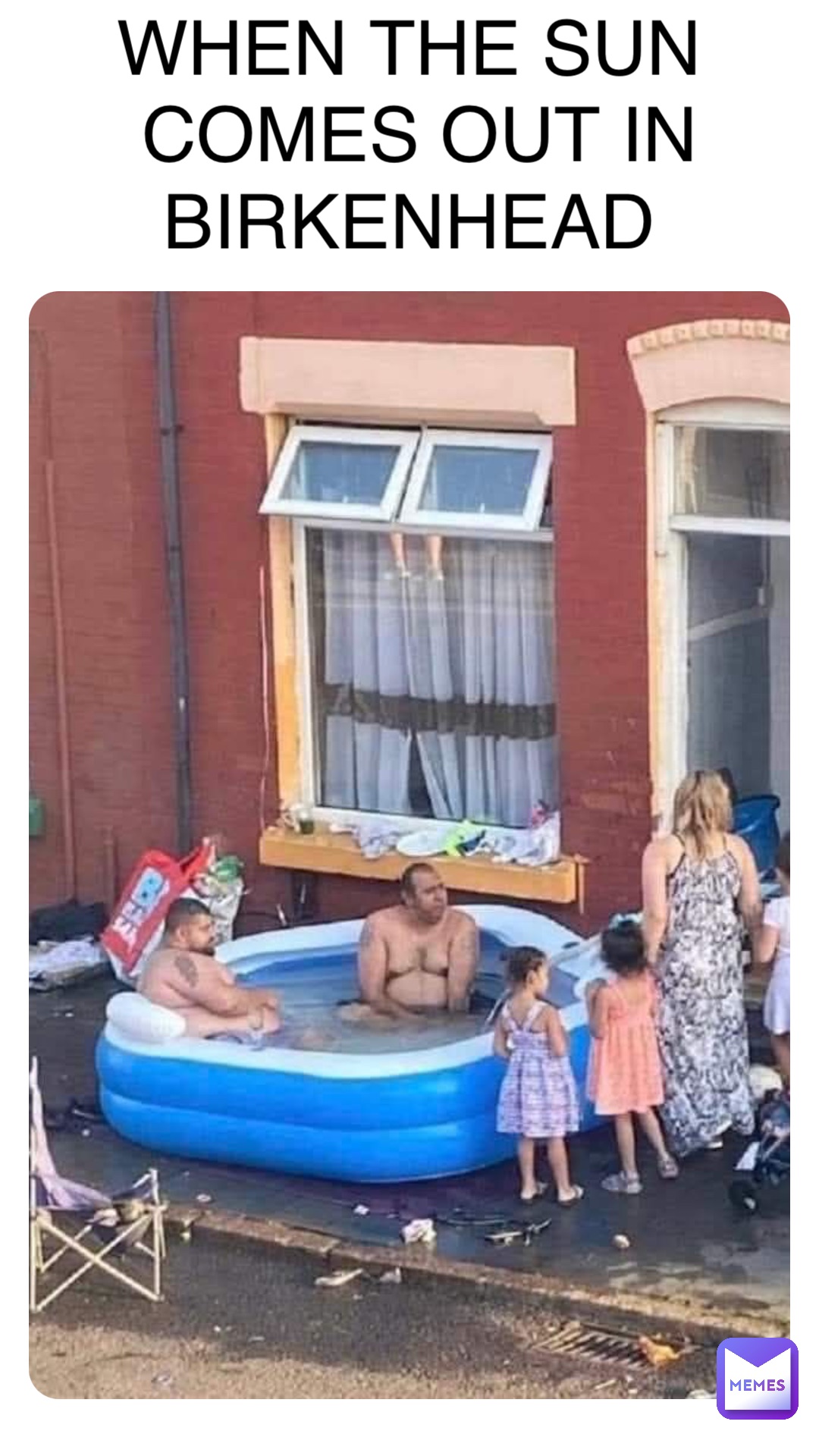 Double tap to edit WHEN THE SUN
COMES OUT IN 
BIRKENHEAD