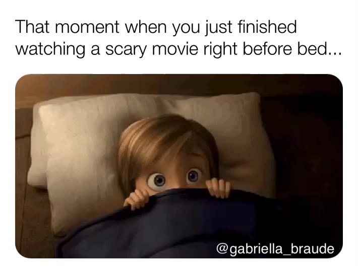Ever get that paranoid after watching a scary movie? #scary #memesdailys #memesdaily #paranoid