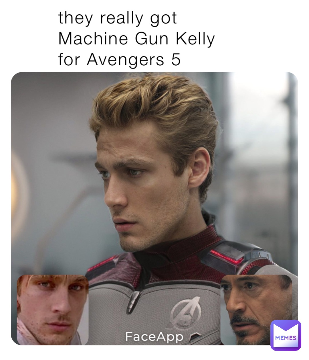 they really got 
Machine Gun Kelly 
for Avengers 5