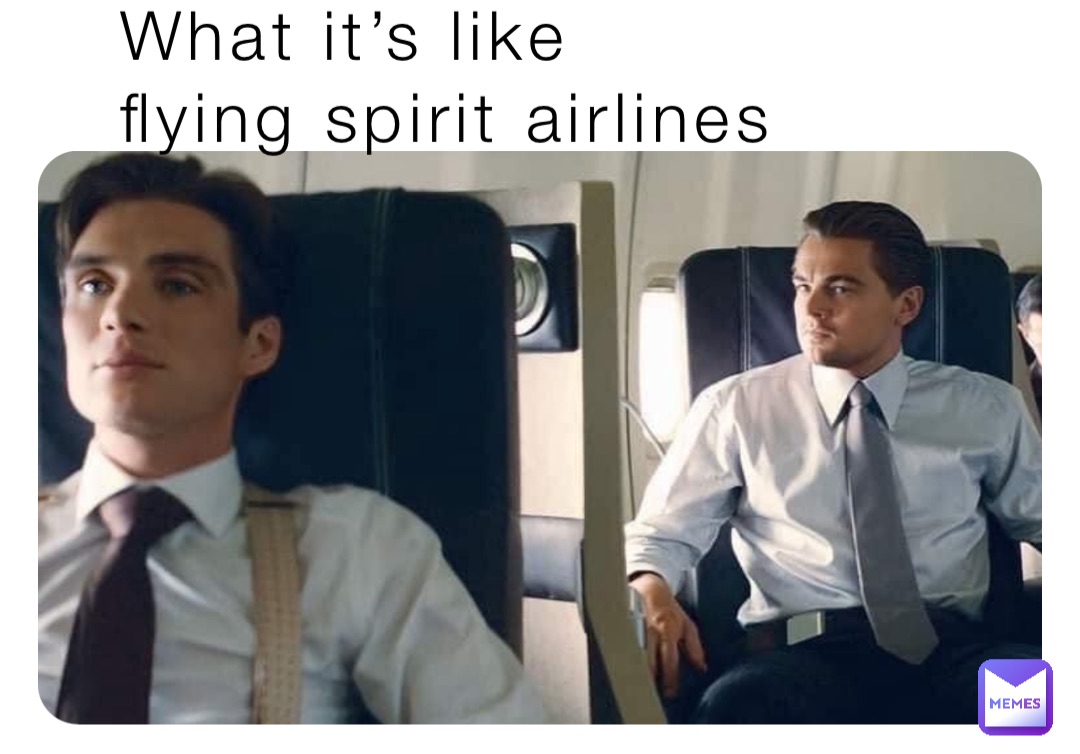 What it’s like 
flying spirit airlines