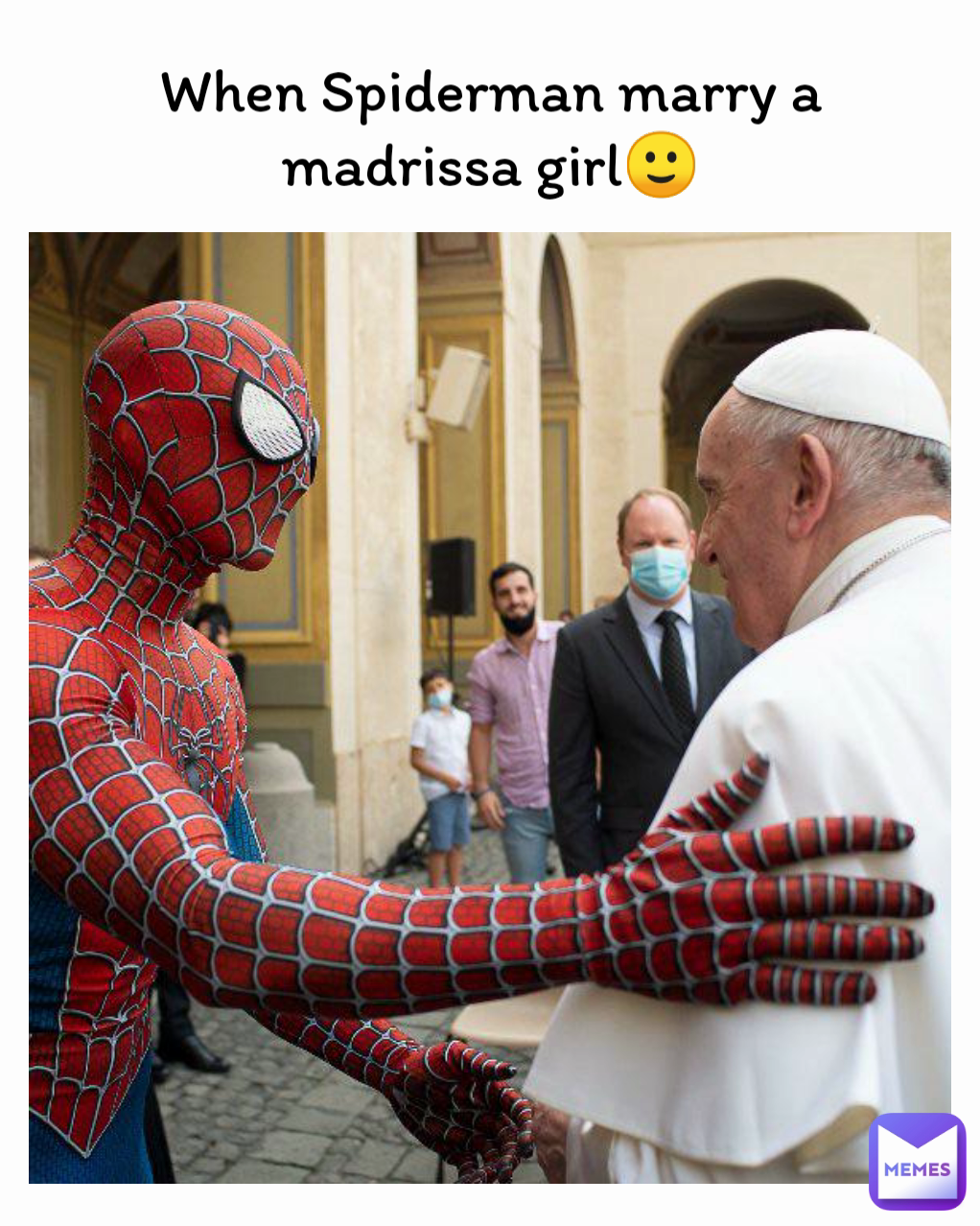 When Spiderman marry a madrissa girl🙂