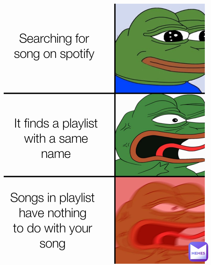 Searching for song on spotify It finds a playlist with a same name Songs in playlist have nothing to do with your song