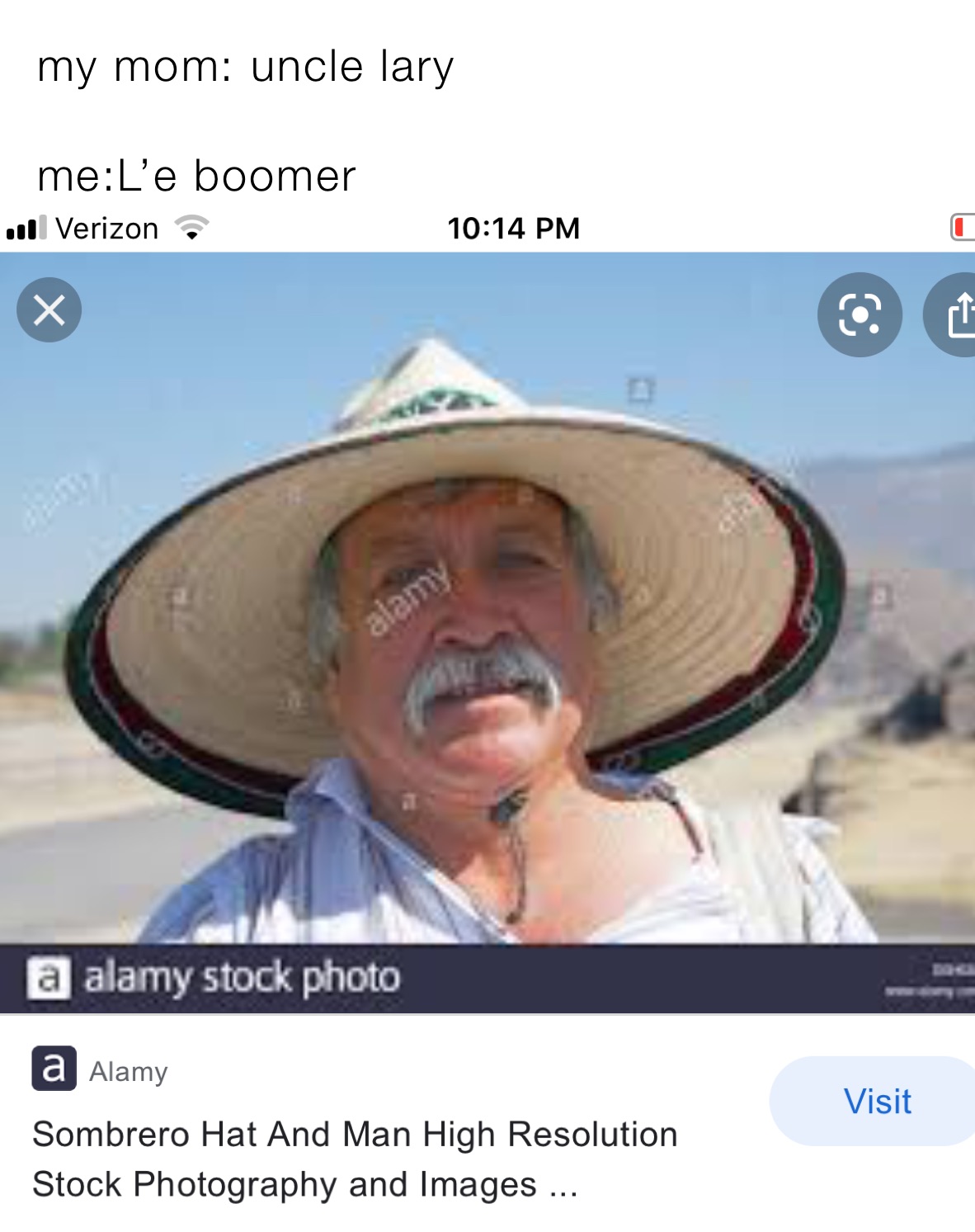 my mom: uncle lary 

me:L’e boomer
