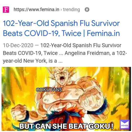 idk Corona's pretty strong
maybe Goku needs Super Saiyan God to beat it