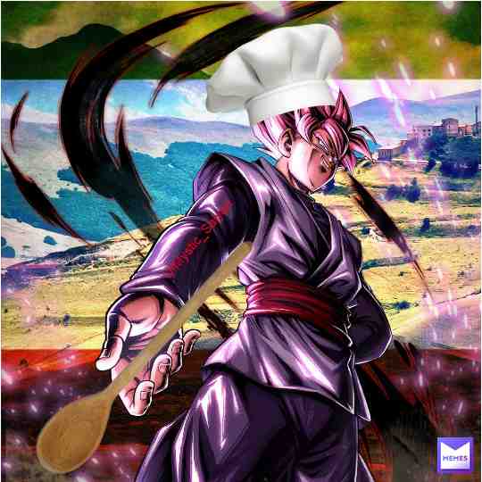 Chef Goku le Black will make something tonight
preferably with lots of blood