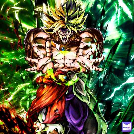 Broly from 2 canons
it's a beautiful thing