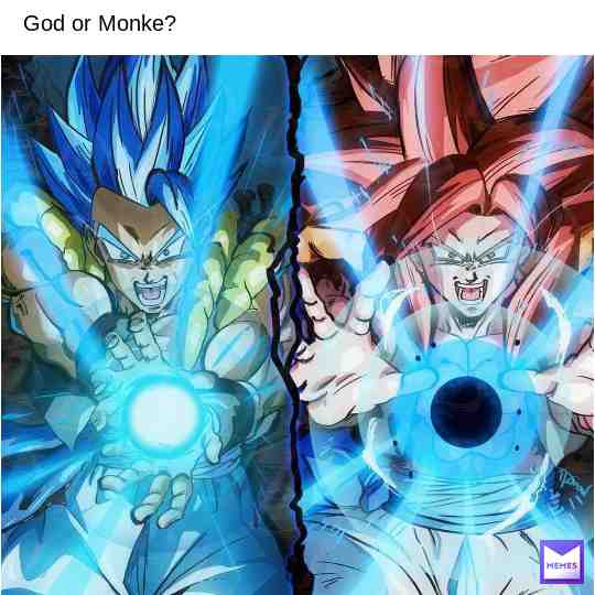 tag MONKE or GOD to show your support to the one you like more
monke = orange hair
god = blue hair