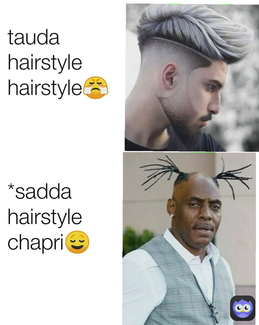 tauda hairstyle hairstyle😤 *sadda hairstyle chapri😌