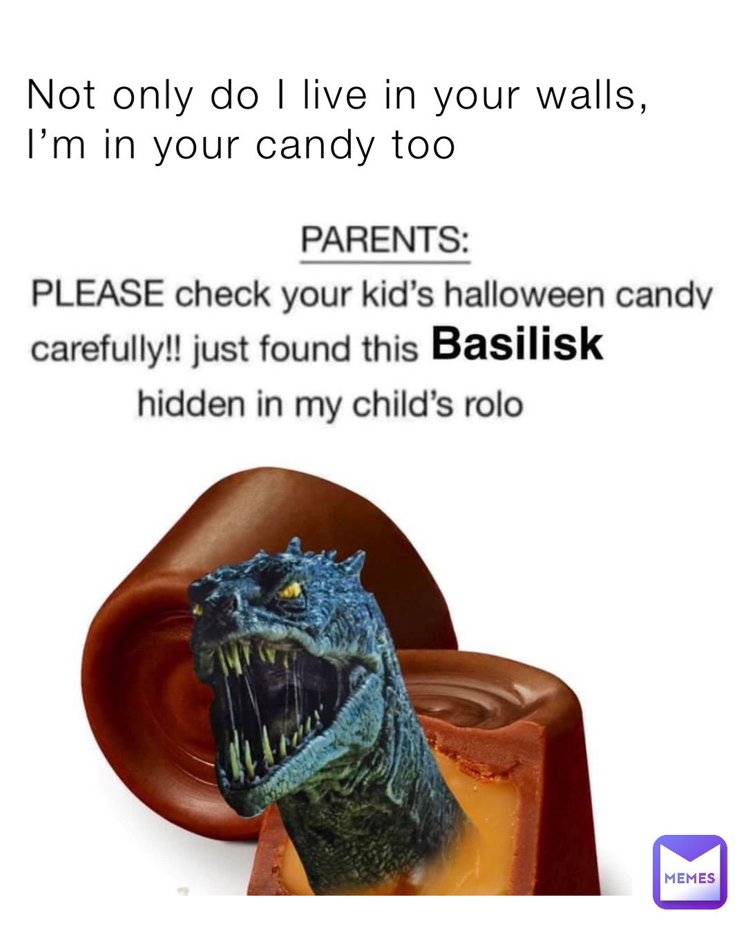 Not only do I live in your walls, I’m in your candy too