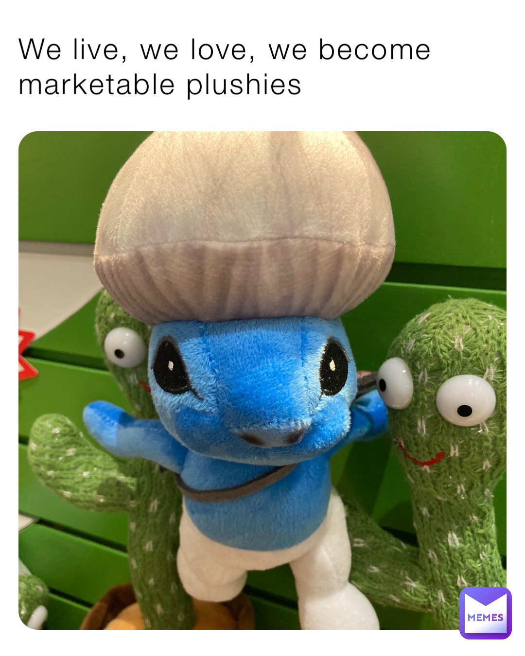 We live, we love, we become marketable plushies