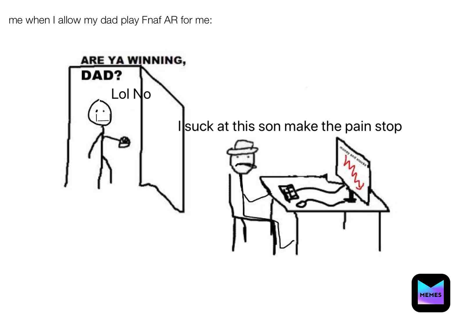 Rip his sanity