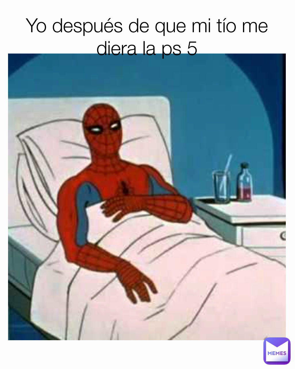 Yo después de que mi tío me diera la ps 5