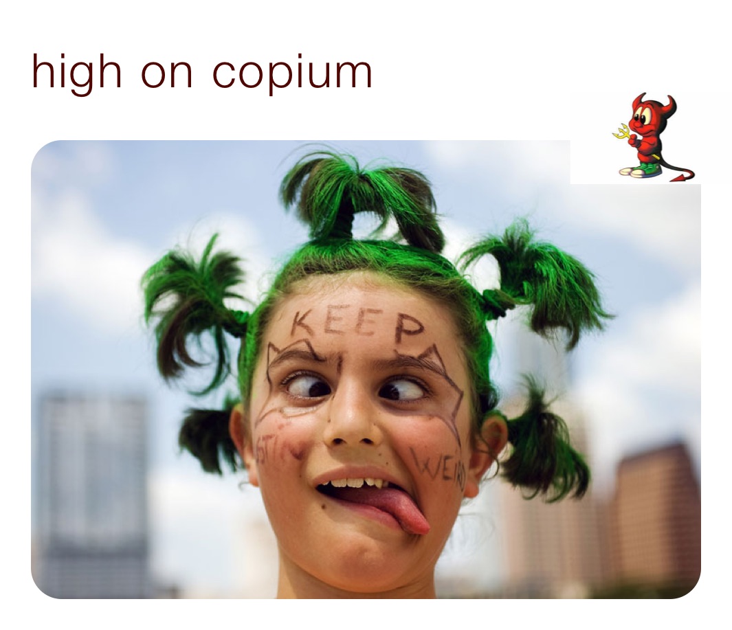 high on copium 