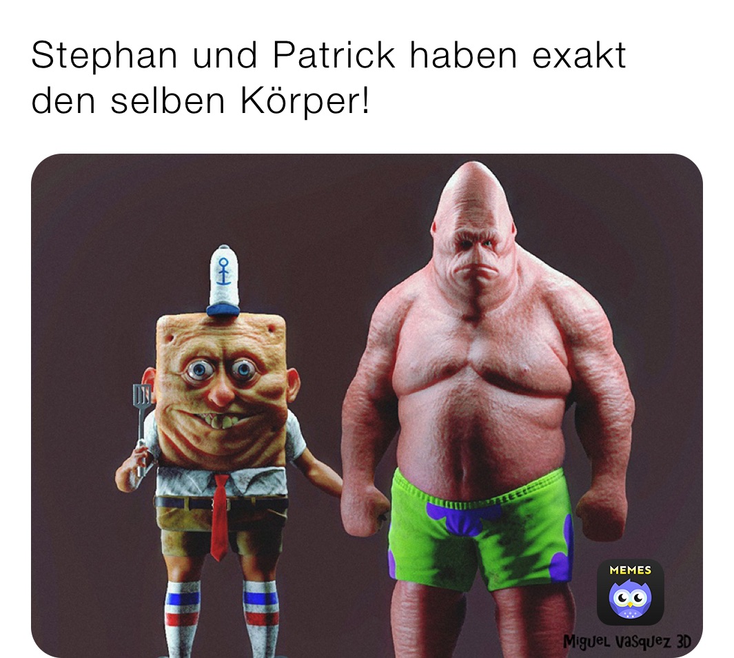 Stephan und Patrick haben exakt den selben Körper!