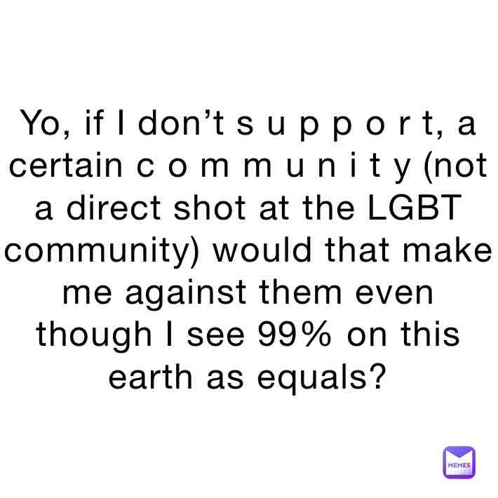 I wonder if people will take this the wrong way.