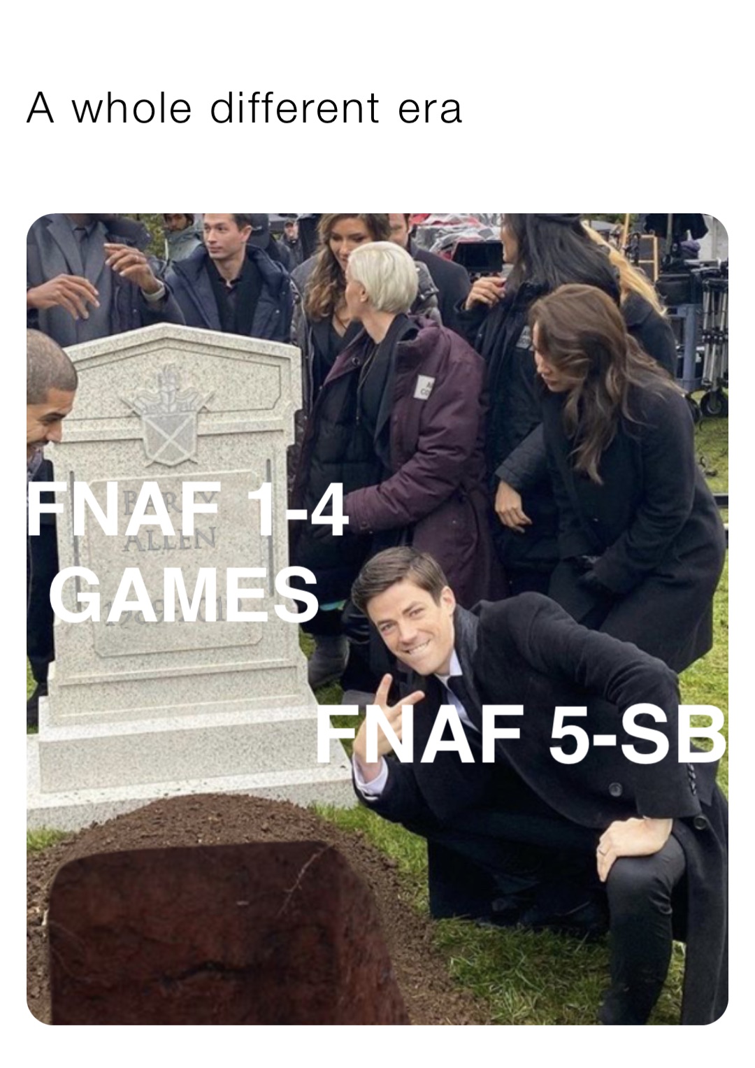 A whole different era FNAF 1-4 GAMES FNAF 5-SB